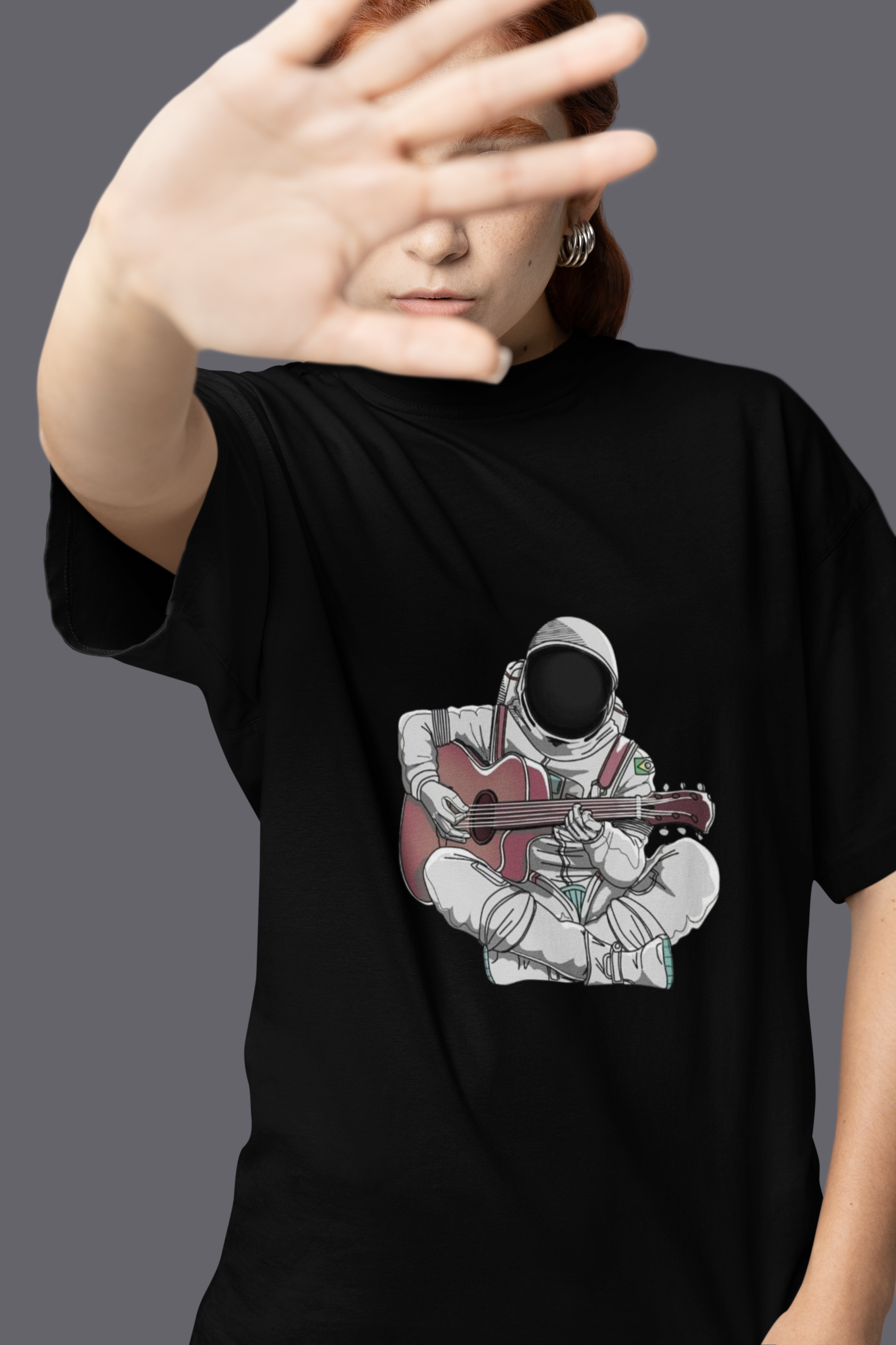 Astronaut Guitar Space Music T-Shirt
