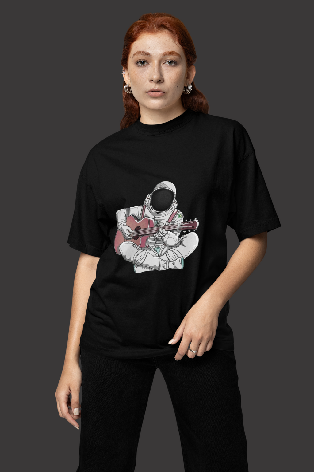 Astronaut Guitar Space Music T-Shirt