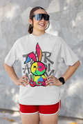 Bold Streetwear Bunny Graphic Oversized Tee