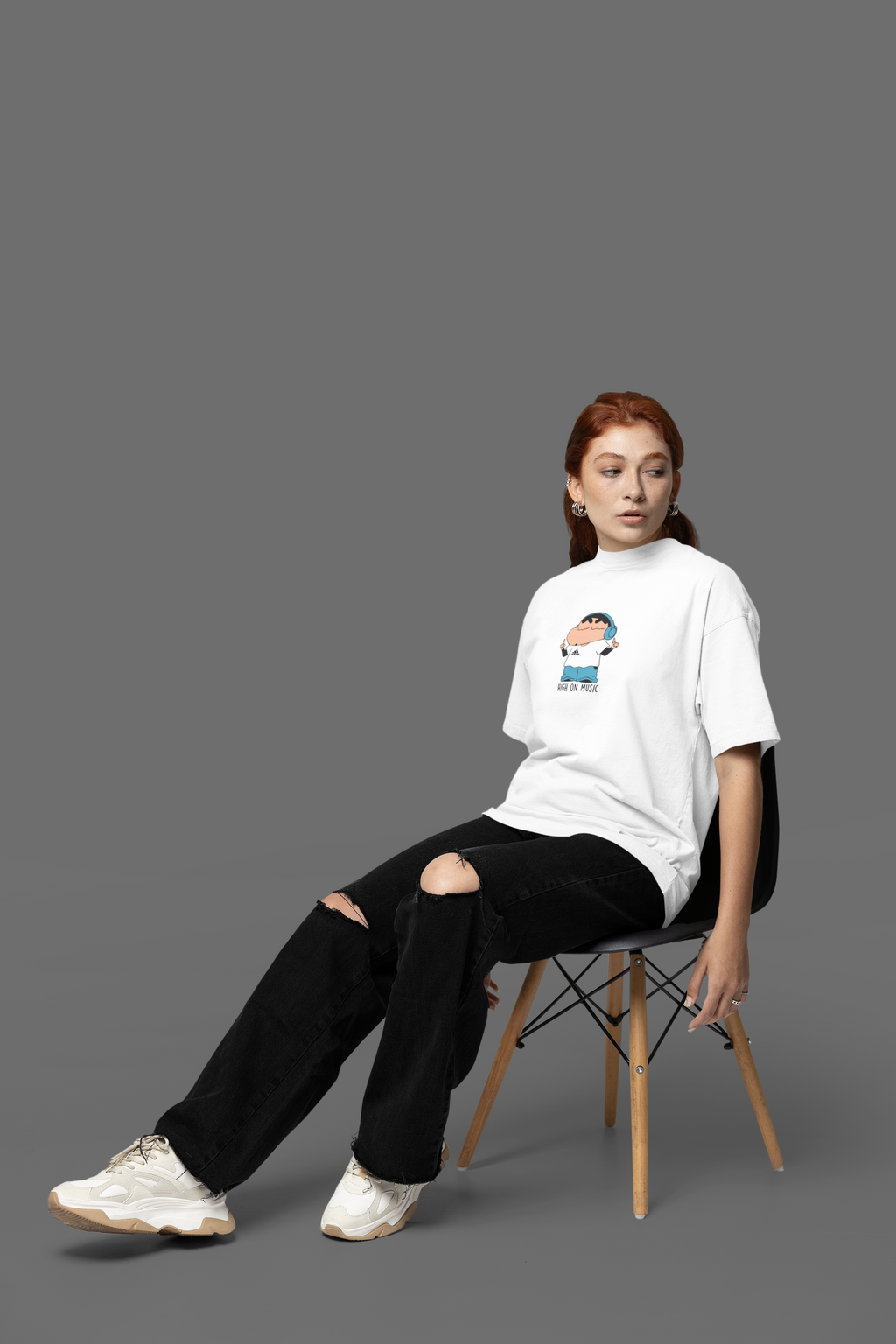 Chill Music Character Streetwear Tee