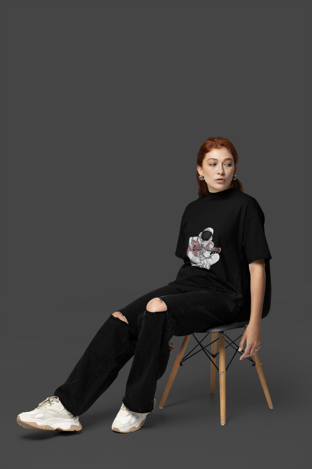 Astronaut Guitar Space Music T-Shirt