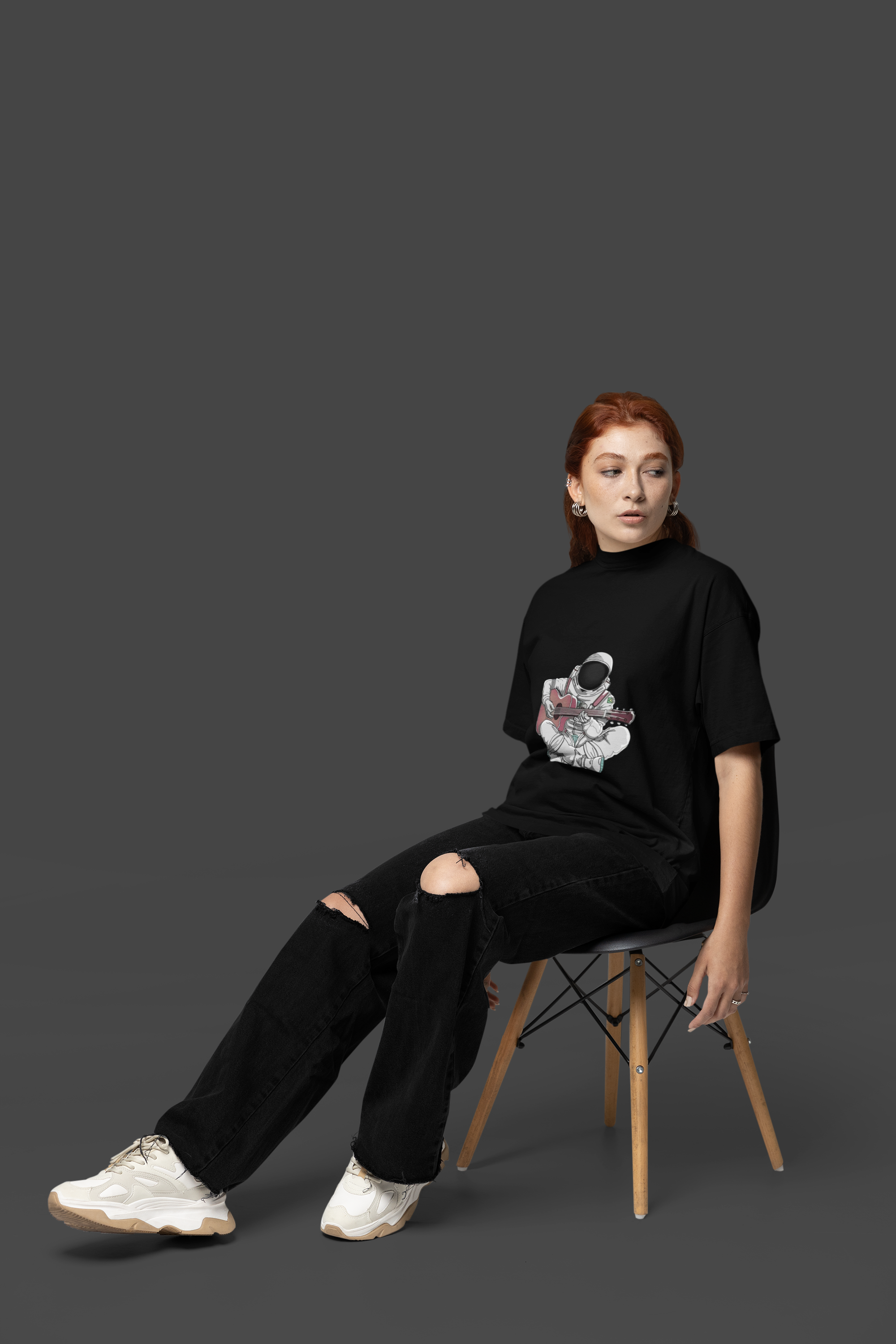Astronaut Guitar Space Music T-Shirt